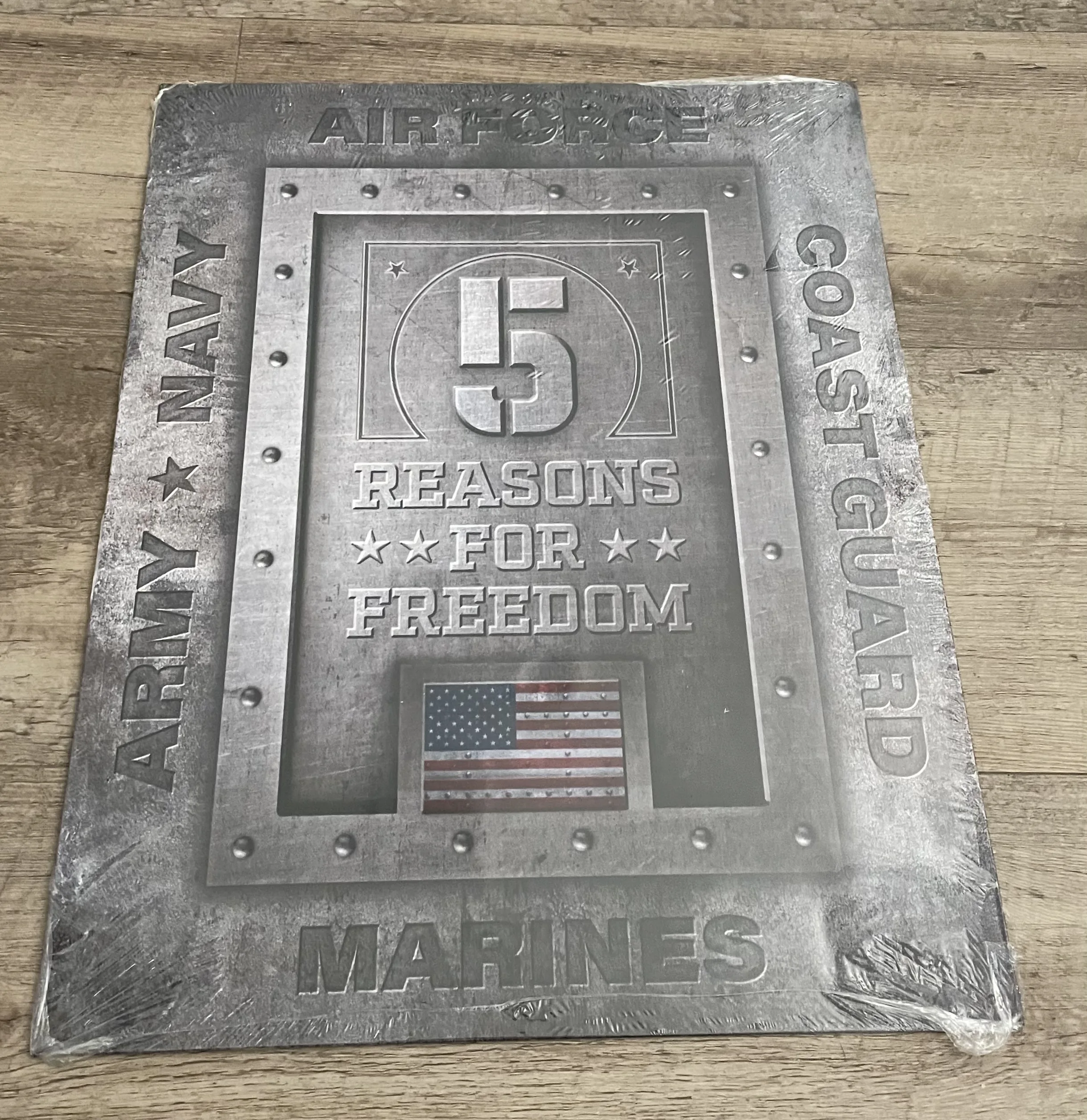 5 Reasons for Freedom - Tin Signs Metal Sign