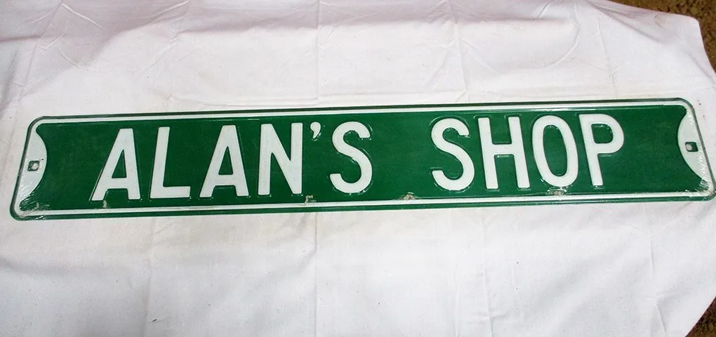 Alan's Shop - Street Signs Metal Sign