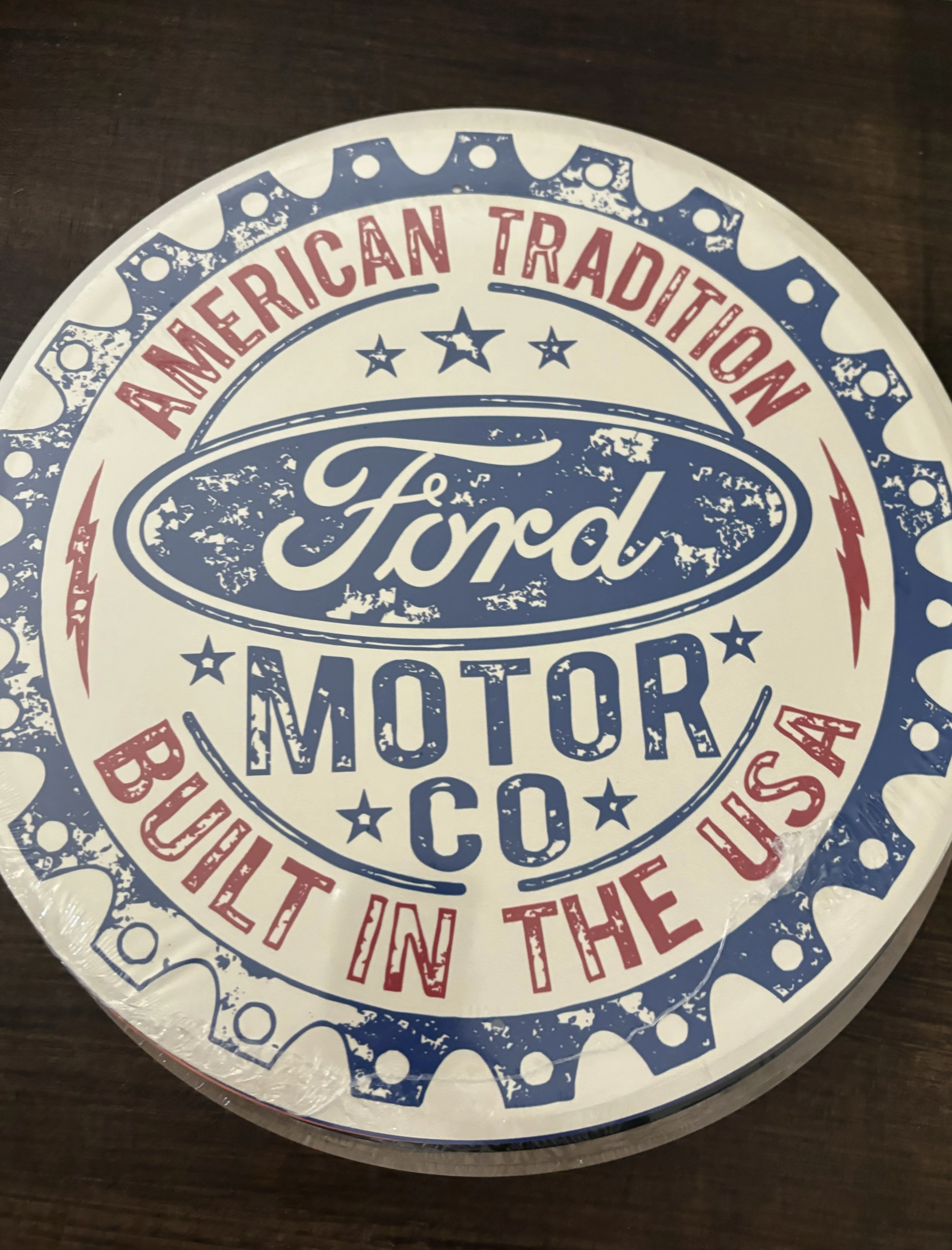 American Tradition-Ford Motor Co.-Built In The USA - Tin Signs Metal Sign