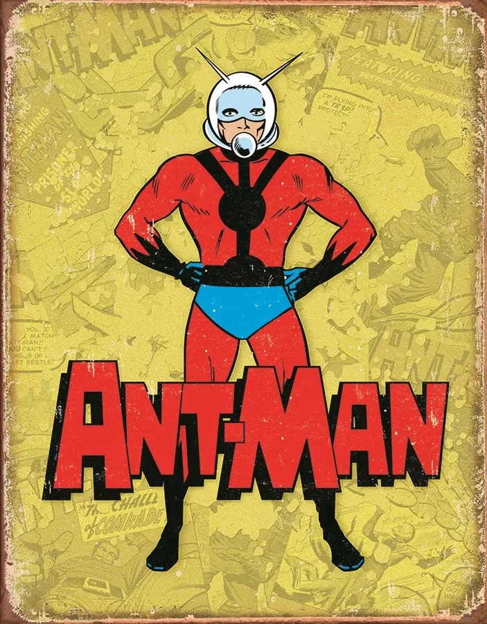 Ant-Man - Retro - Tin Signs Metal Sign