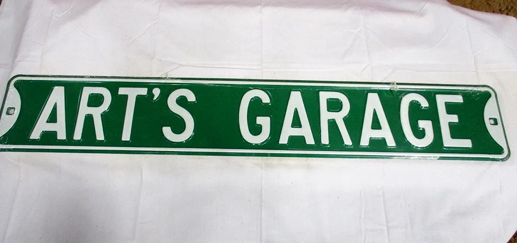 Art's Garage - Street Signs Metal Sign
