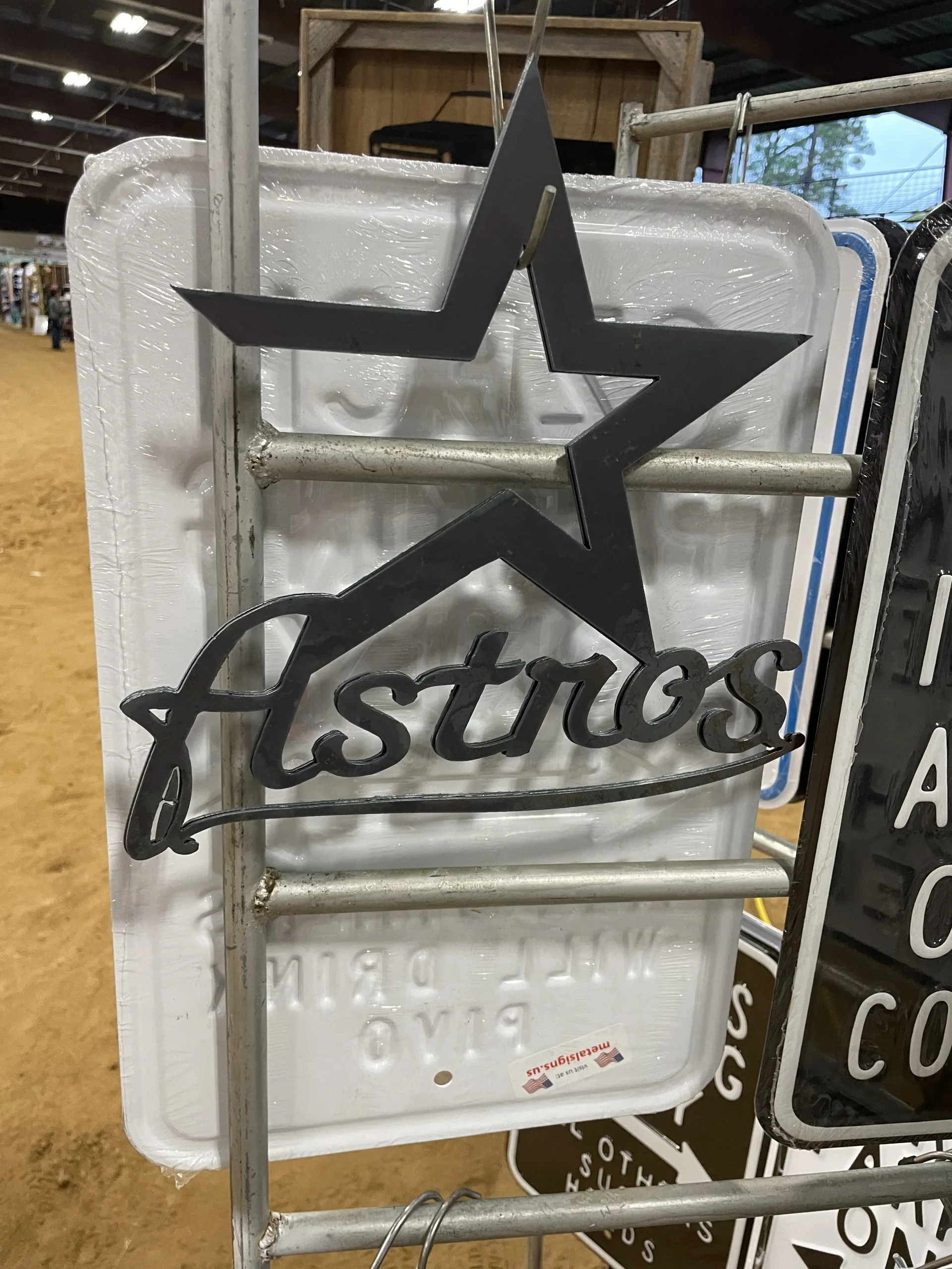 Astros Metal Sign - Sports Metal Sign