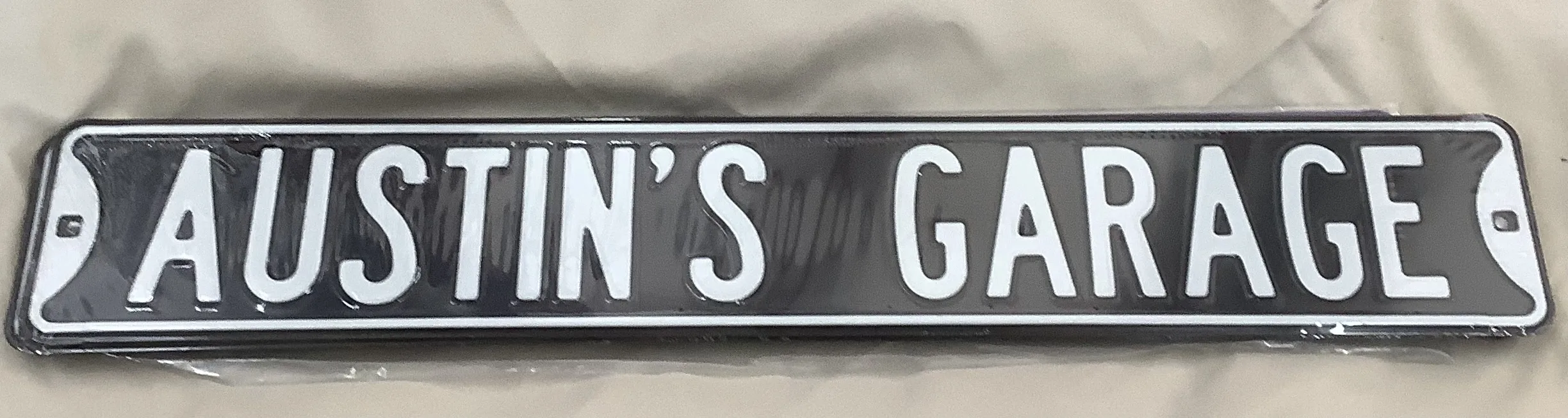 Austin’s Garage - Street Signs Metal Sign