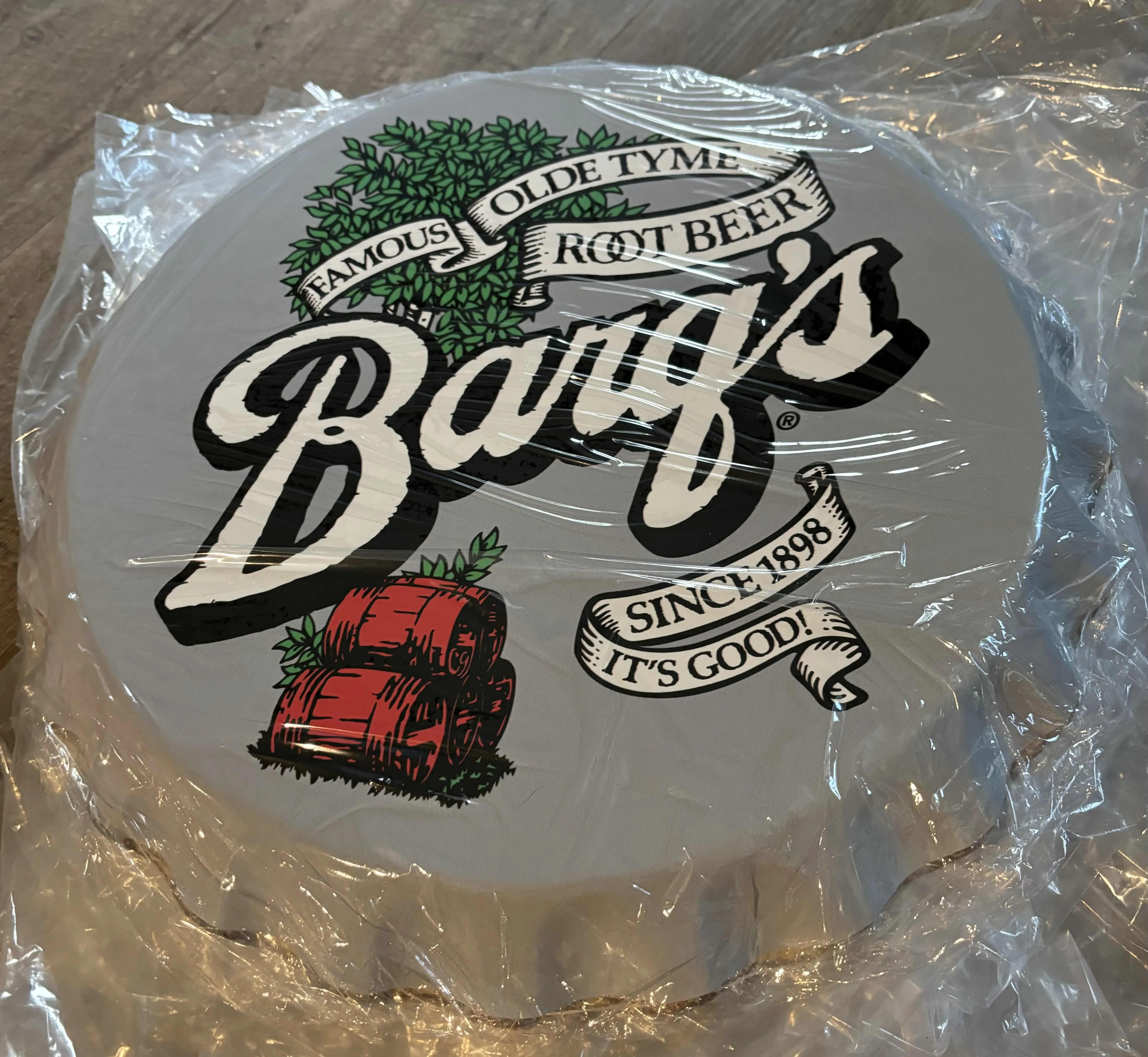 Barq's-Famous Olde Tyme Rootbeer Bottle Cap - Bottle Caps Metal Sign