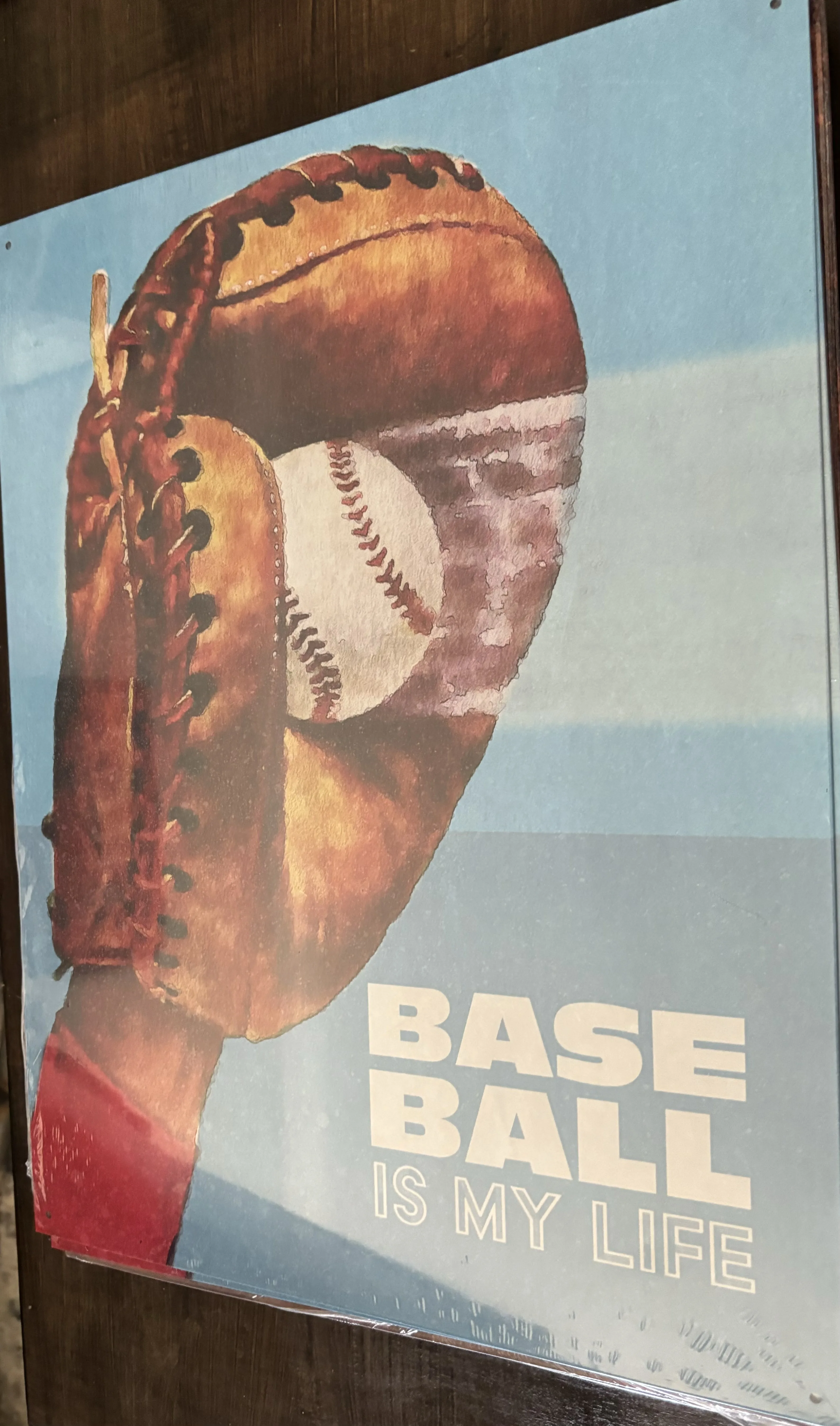 Baseball Is My Life - Tin Signs Metal Sign