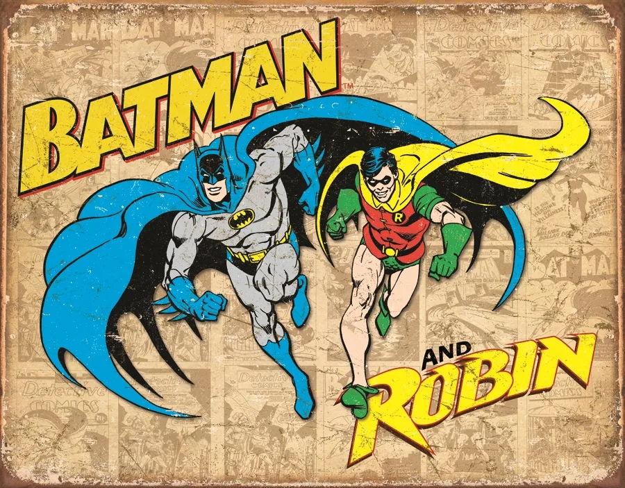 Batman and Robin - Tin Signs Metal Sign