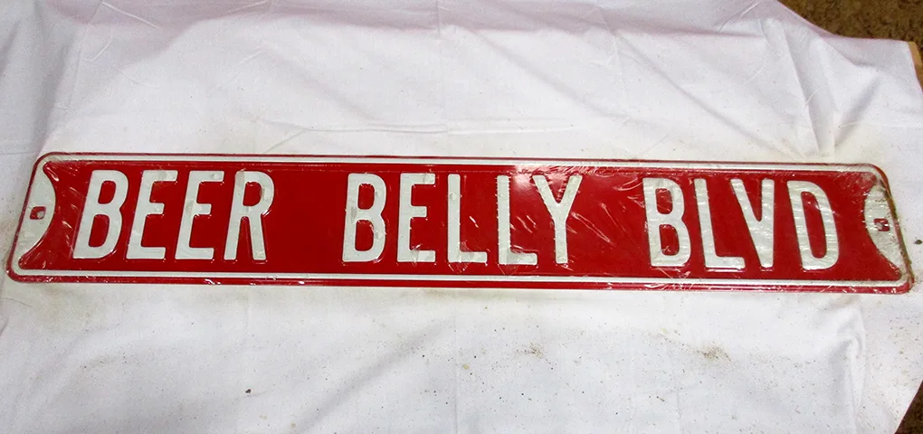 Beer Belly Blvd - Street Signs Metal Sign
