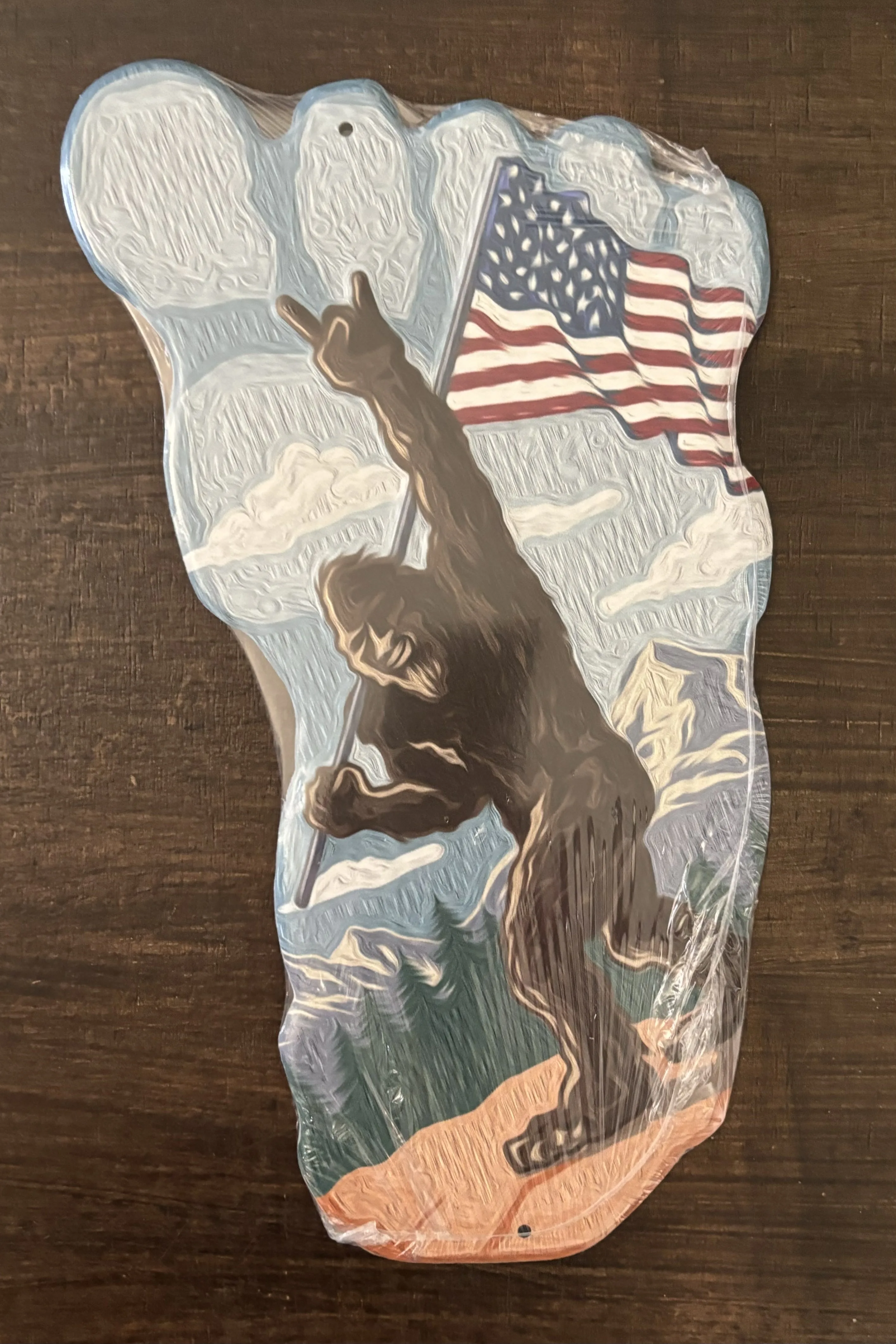 Bigfoot (Foot Print) - Bigfoot Metal Sign