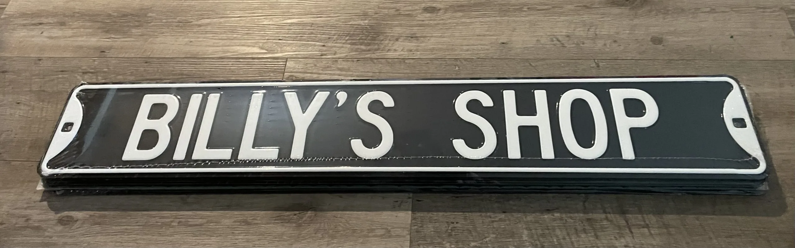 Billy's Shop - Street Signs Metal Sign
