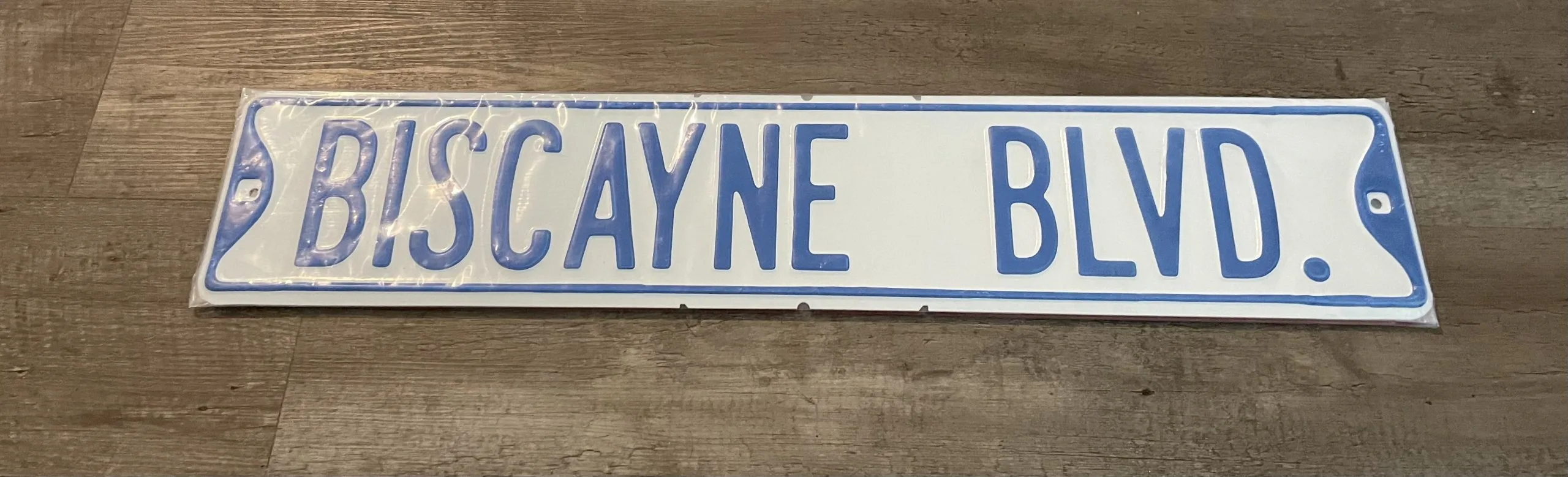 Biscayne Blvd - Street Signs Metal Sign