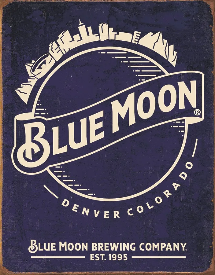 Blue Moon - Tin Signs Metal Sign