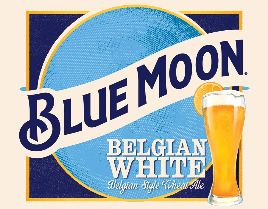 Blue Moon Belgian White - Tin Signs Metal Sign