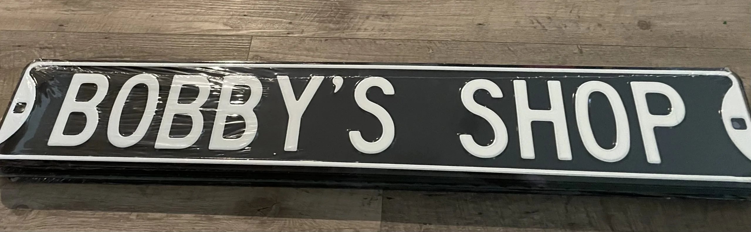 Bobby's Shop - Street Signs Metal Sign