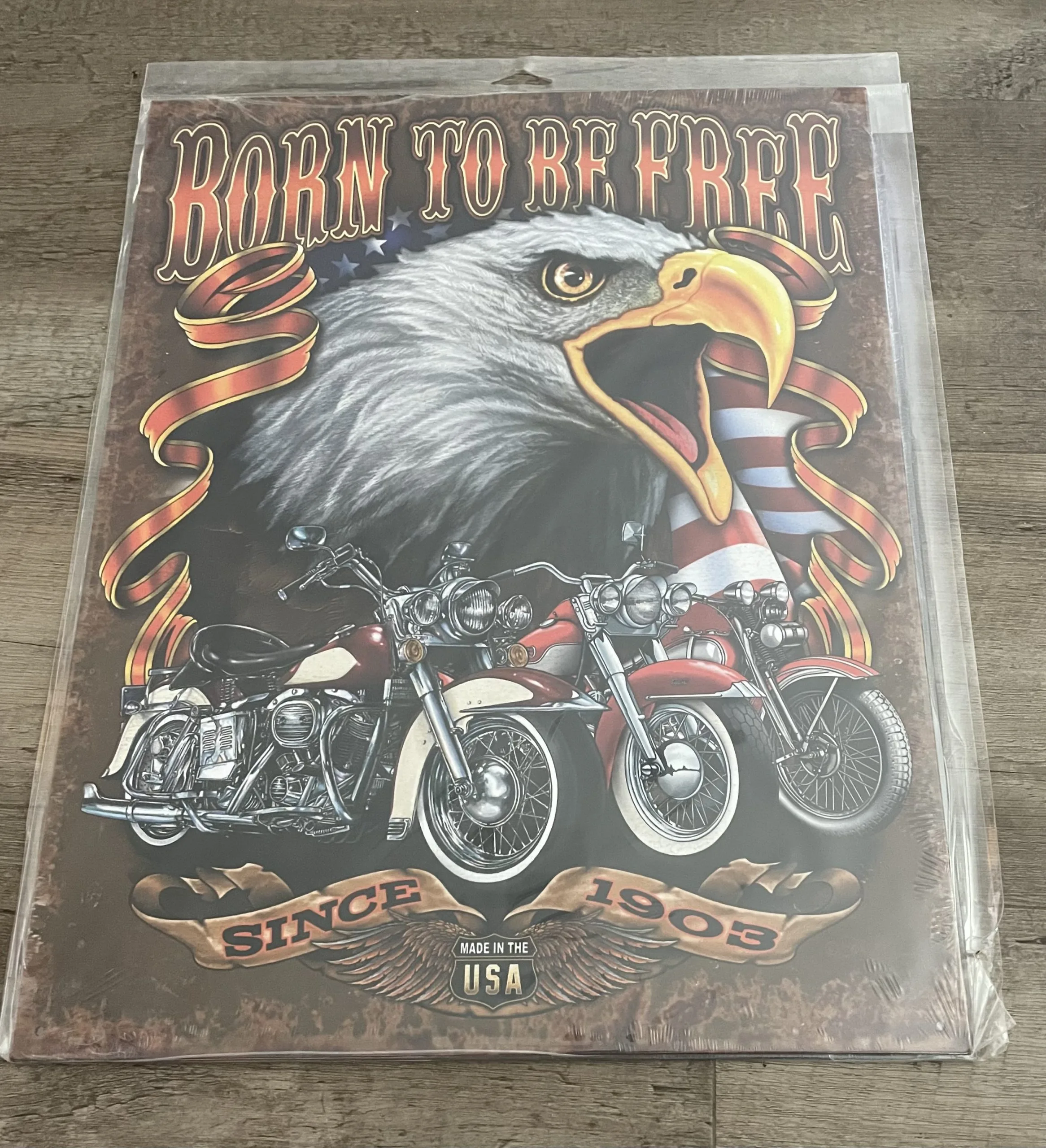 Born To Be Free-Since 1903 - Tin Signs Metal Sign