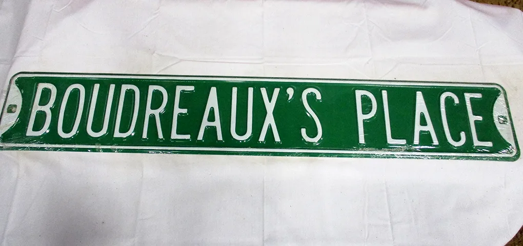 Boudreaux's Place - Street Signs Metal Sign