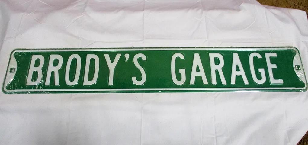 Brody's Shop - Street Signs Metal Sign