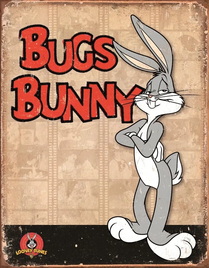 Bugs Bunny (Retro) - Tin Signs Metal Sign