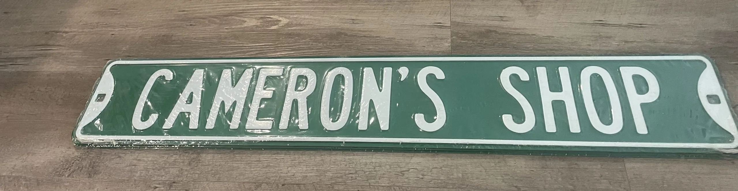 Cameron's Shop - Street Signs Metal Sign