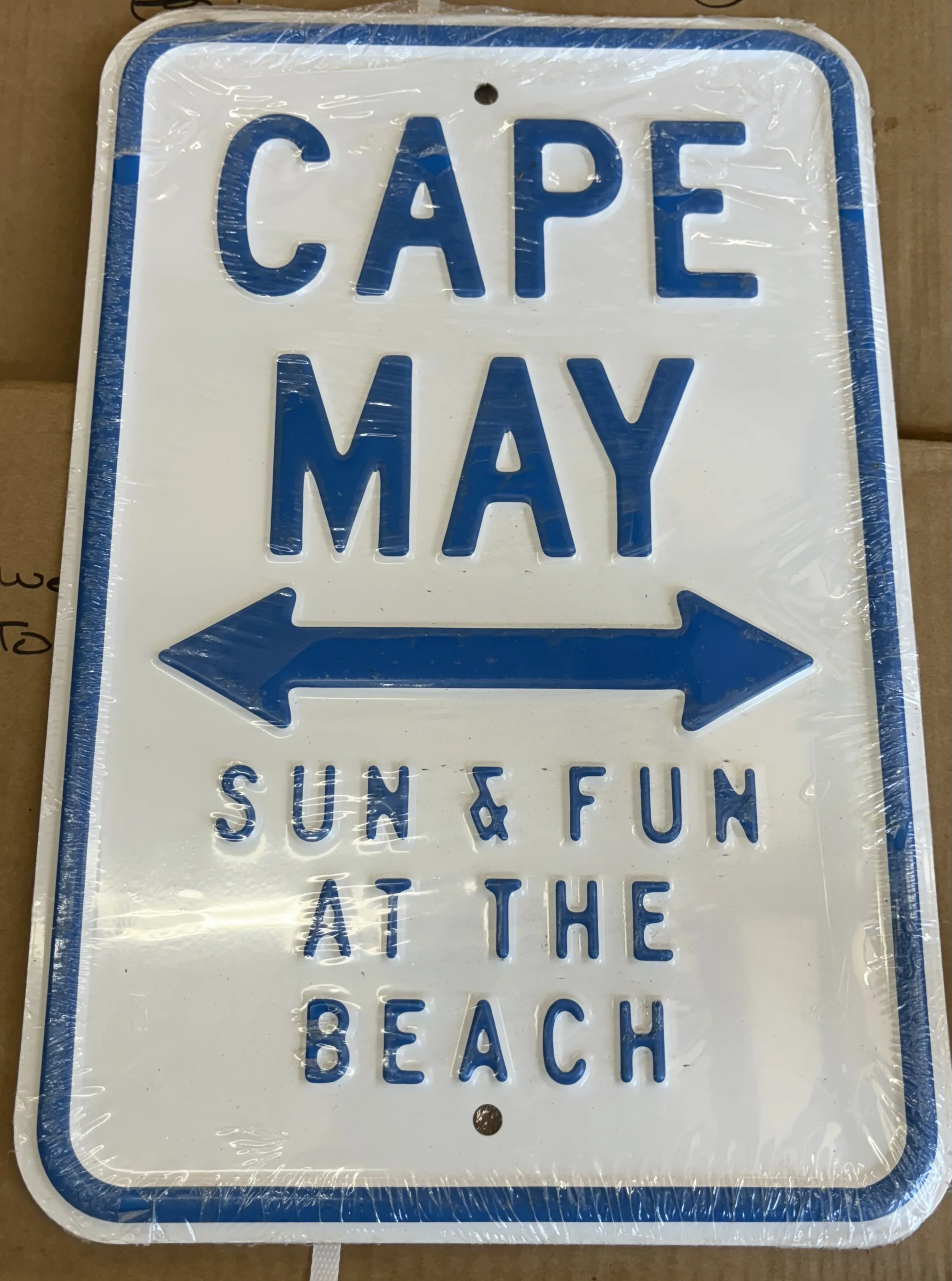 Cape May-Sun & Fun At The Beach - Parking Signs Metal Sign