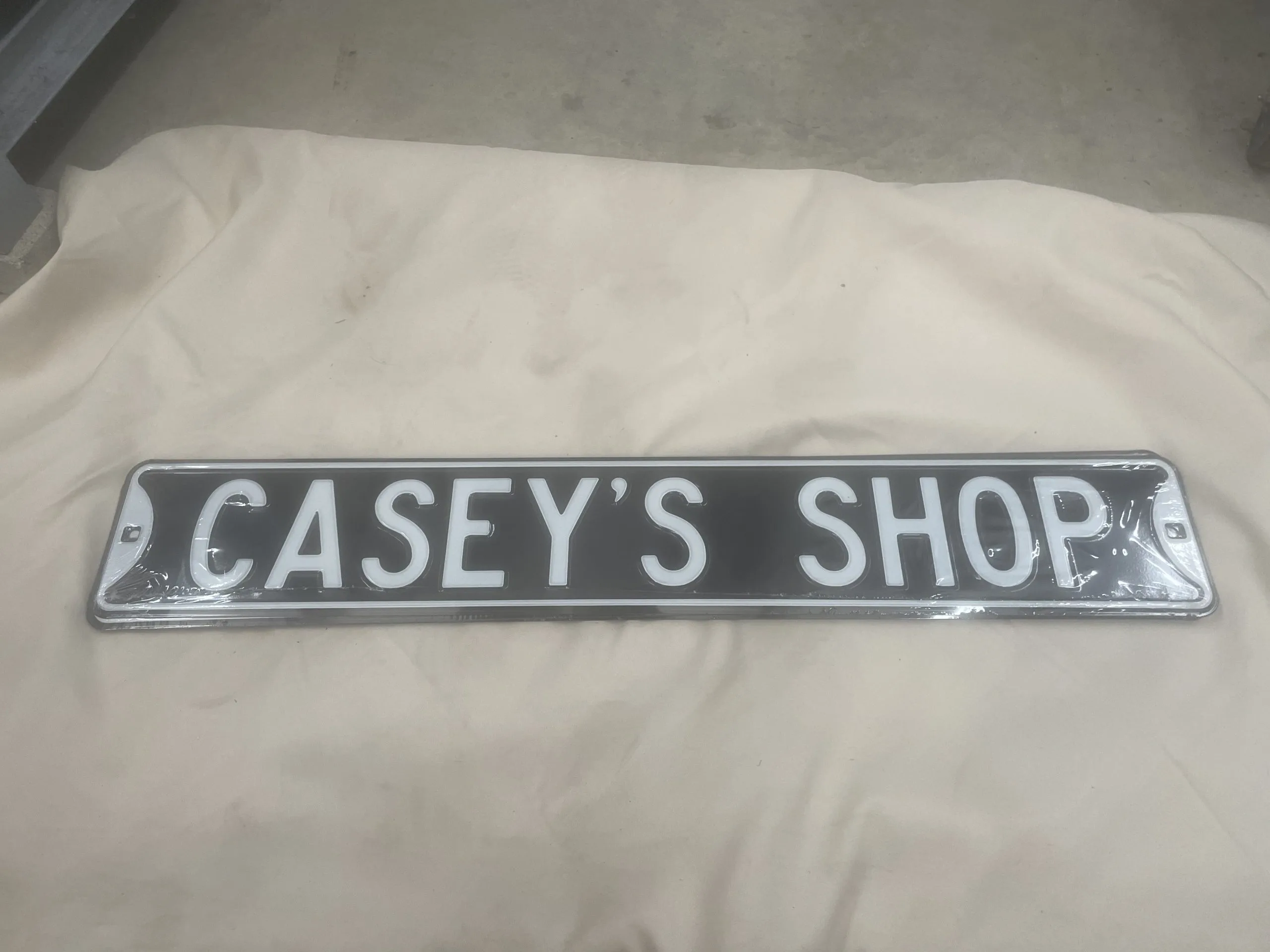 Casey’s Shop - Street Signs Metal Sign