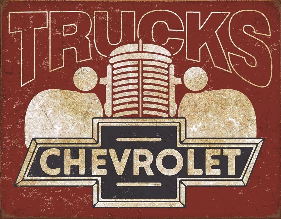 Chevrolet Trucks 40's - Tin Signs Metal Sign
