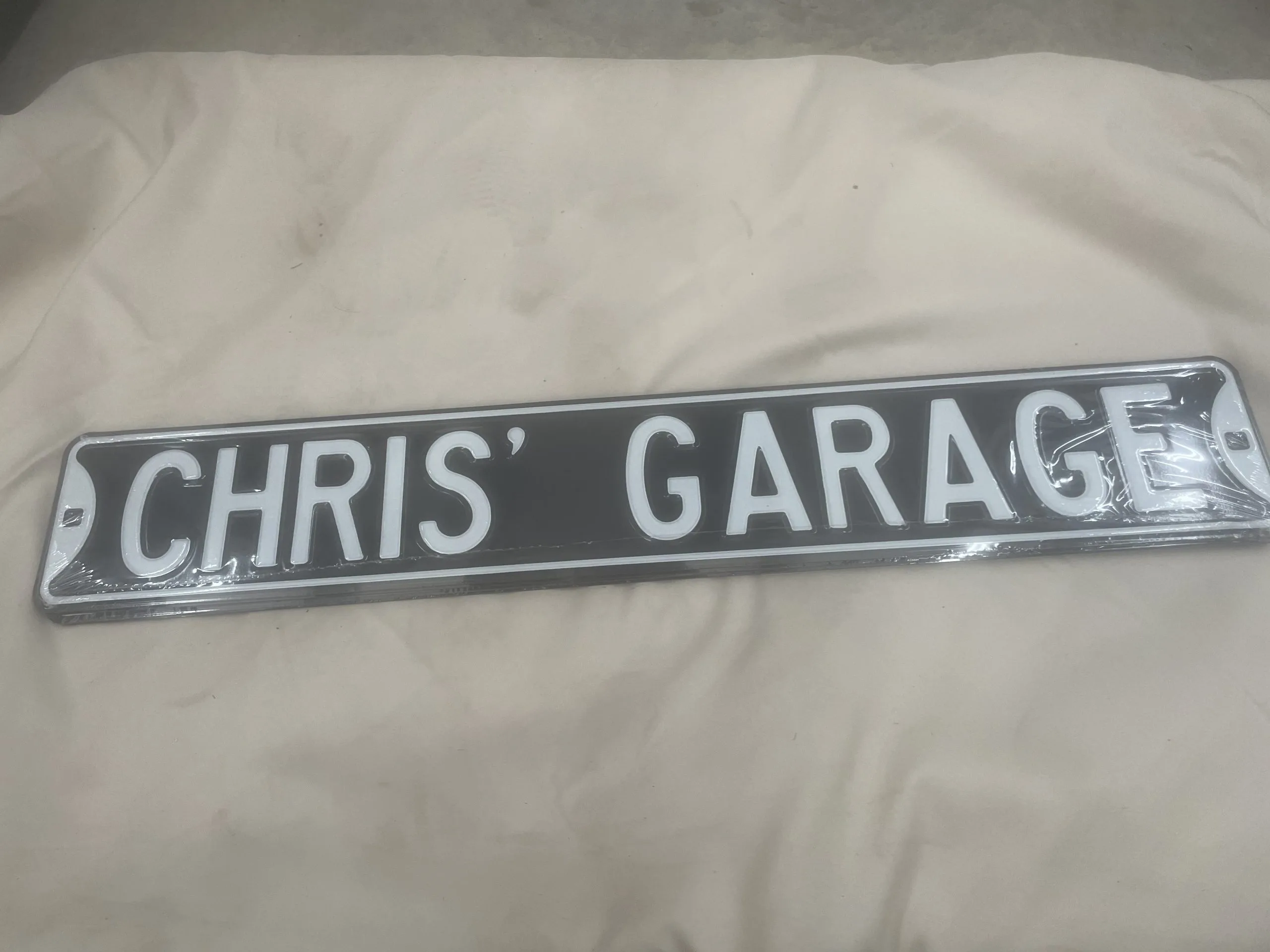 Chris’ Garage - Street Signs Metal Sign