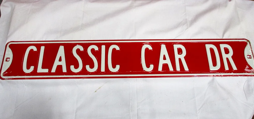 Classic Car Dr - Street Signs Metal Sign