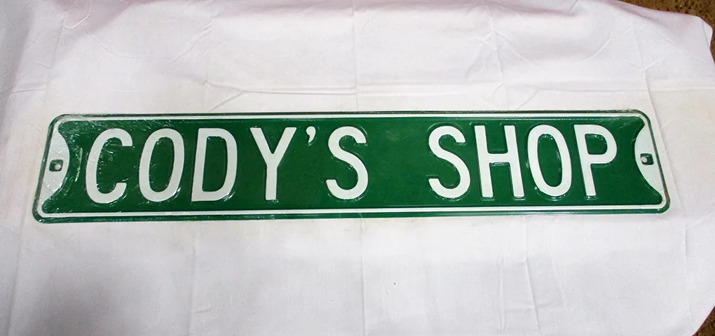 Cody's Shop - Street Signs Metal Sign