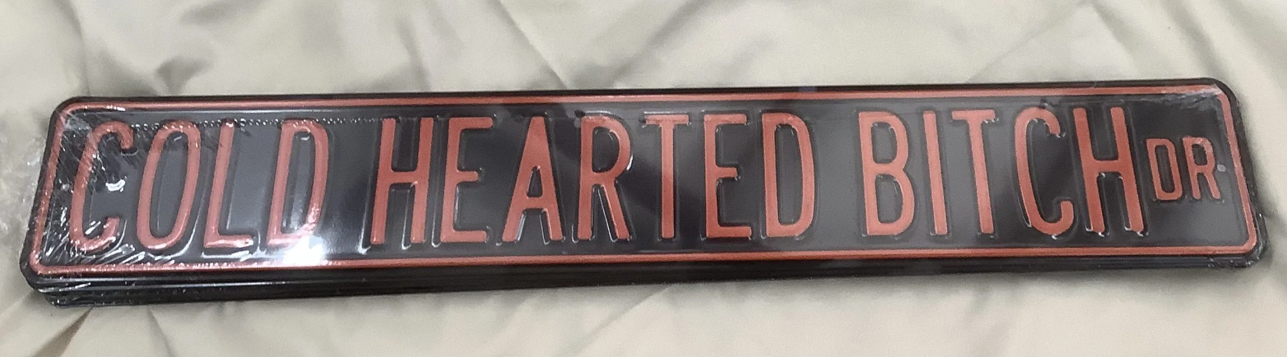Cold Hearted Bitch Dr - Street Signs Metal Sign