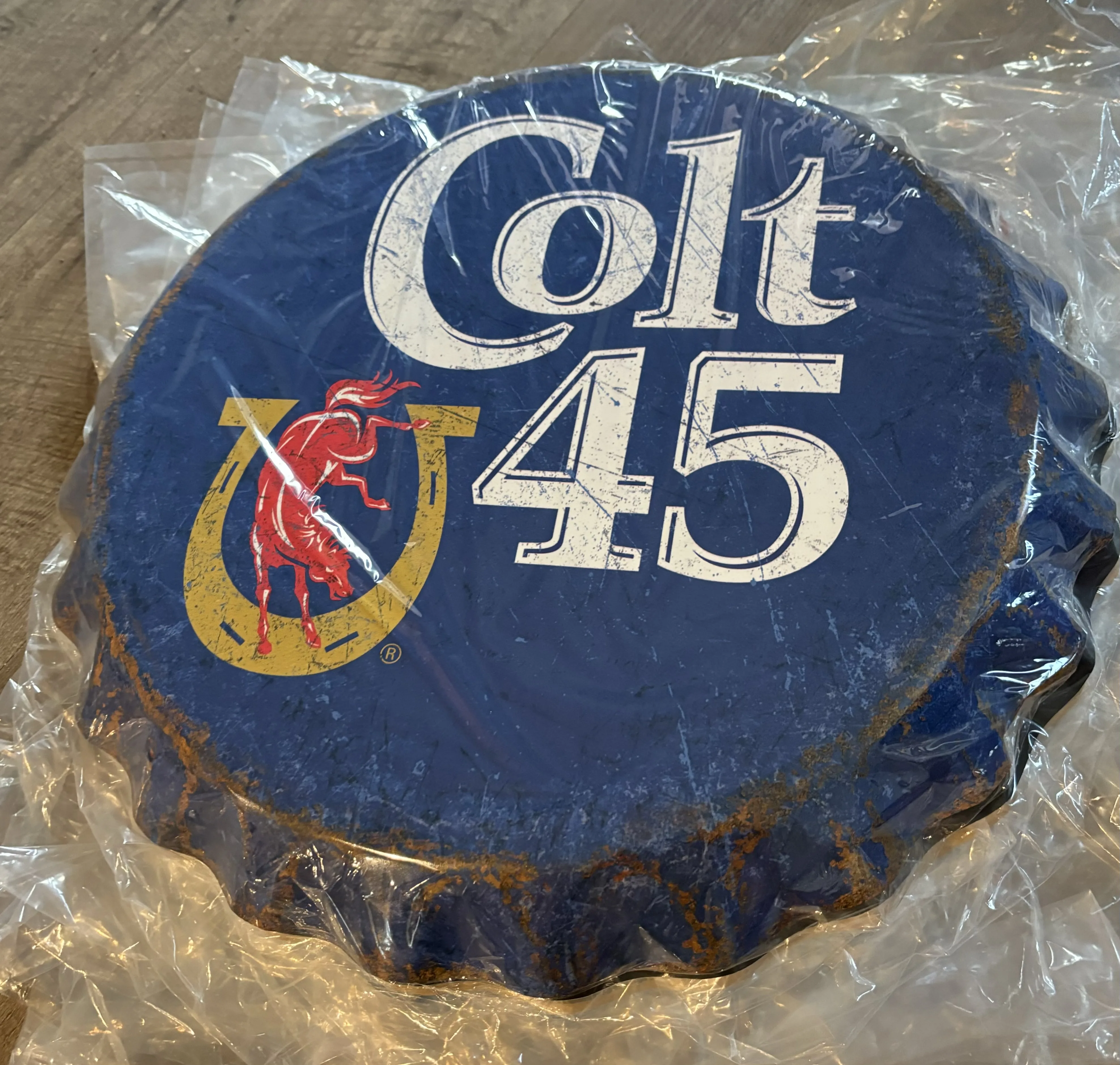 Colt 45 Bottle Cap - Bottle Caps Metal Sign