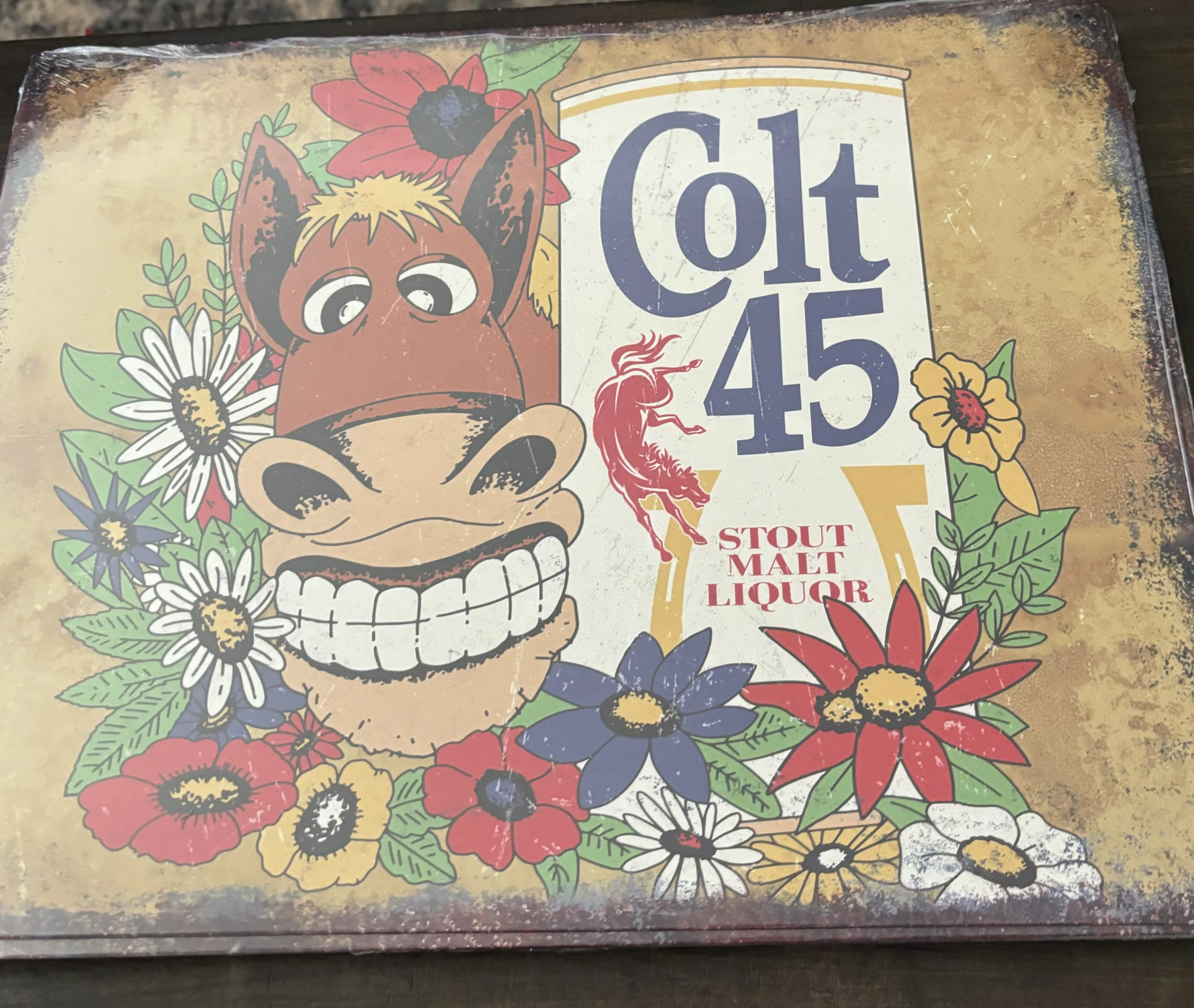 Colt 45-Stout Malt Liquor - Tin Signs Metal Sign