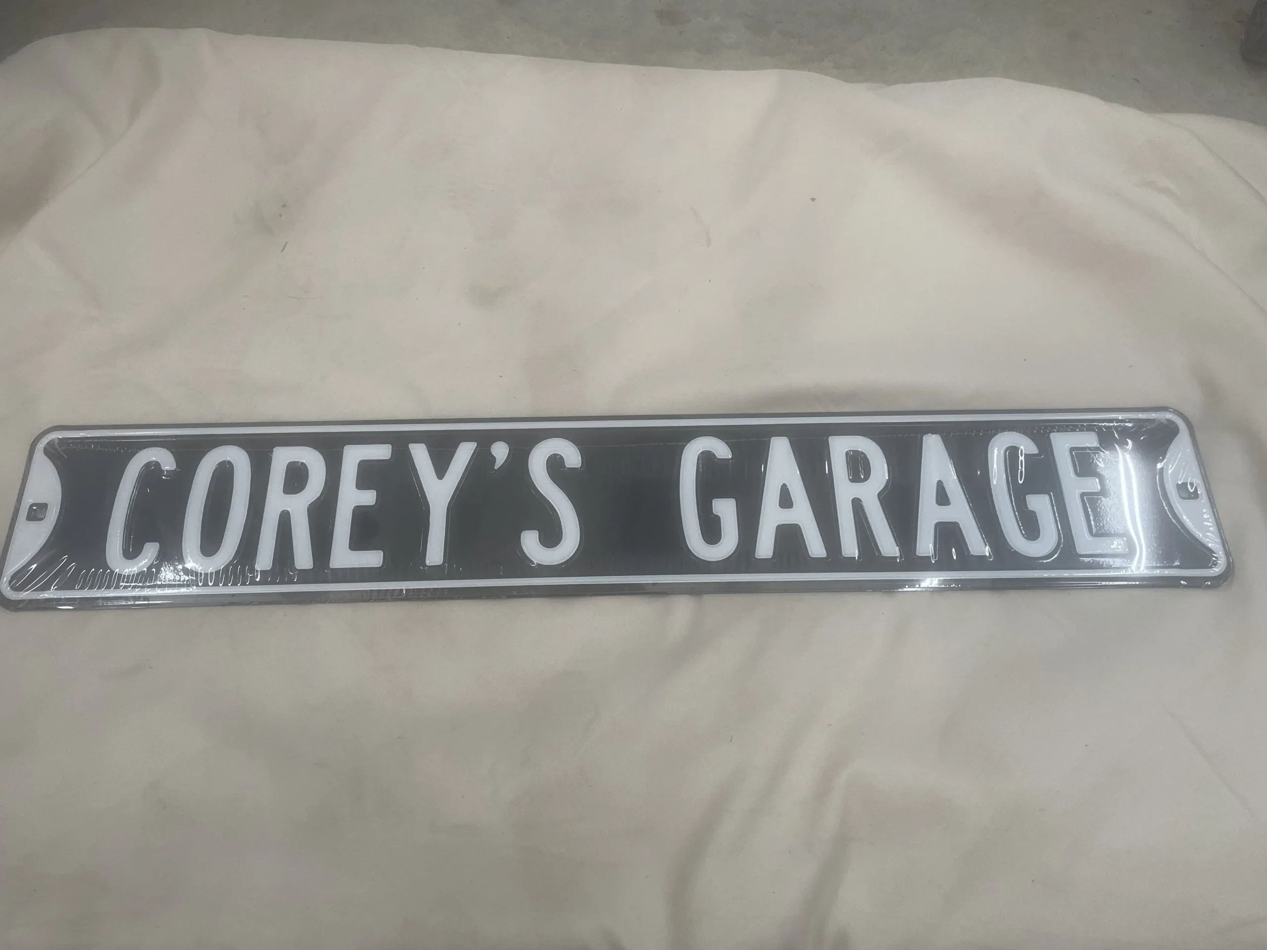 Corey’s Garage - Street Signs Metal Sign