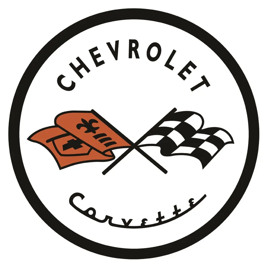 Corvette 1953 Logo (Round) - Tin Signs Metal Sign