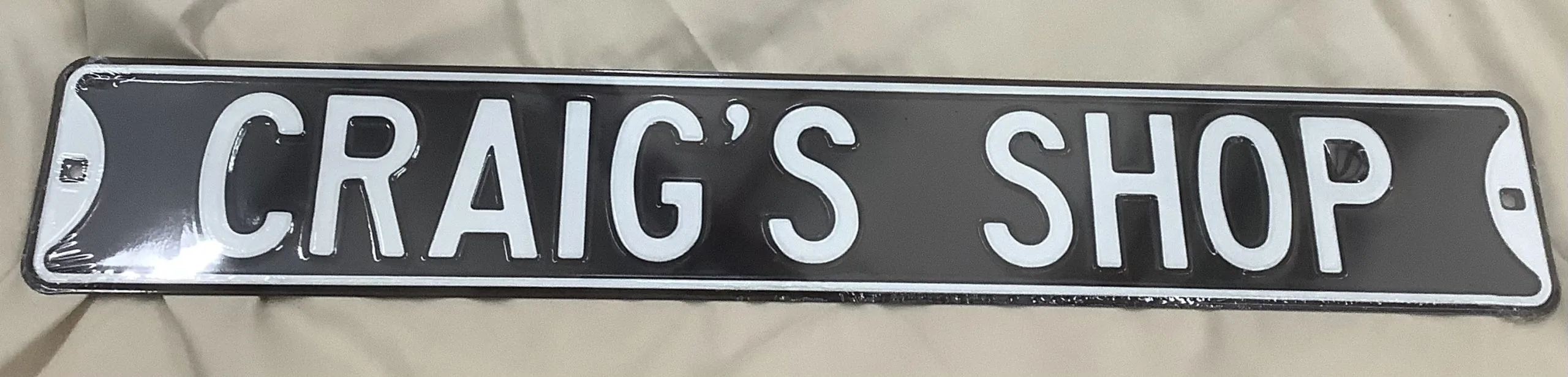 Craig’s Shop - Street Signs Metal Sign