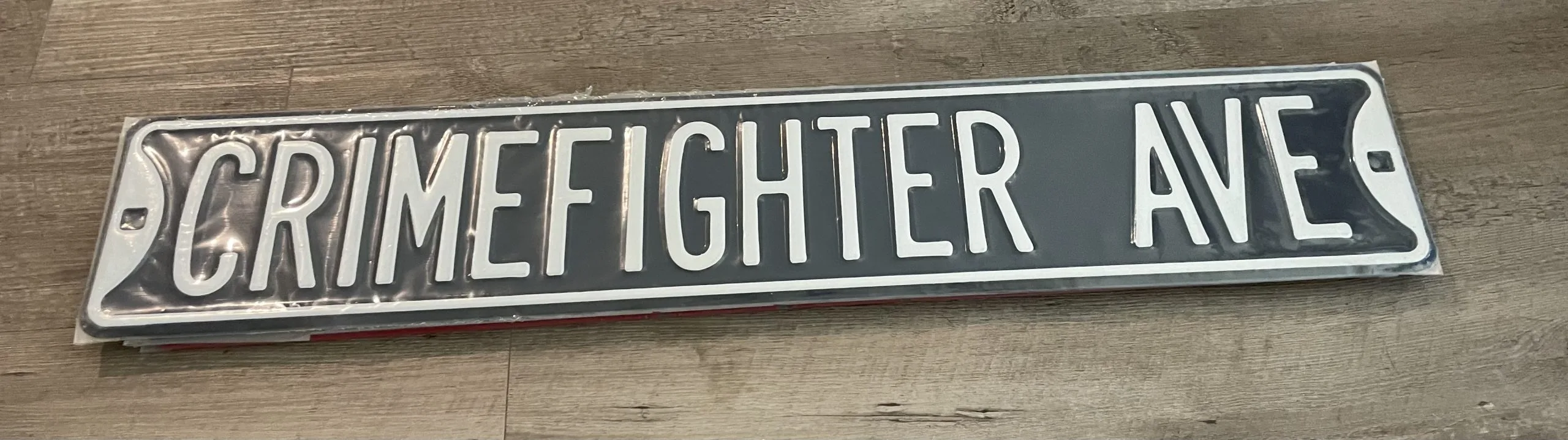 CrimeFighter Ave - Street Signs Metal Sign