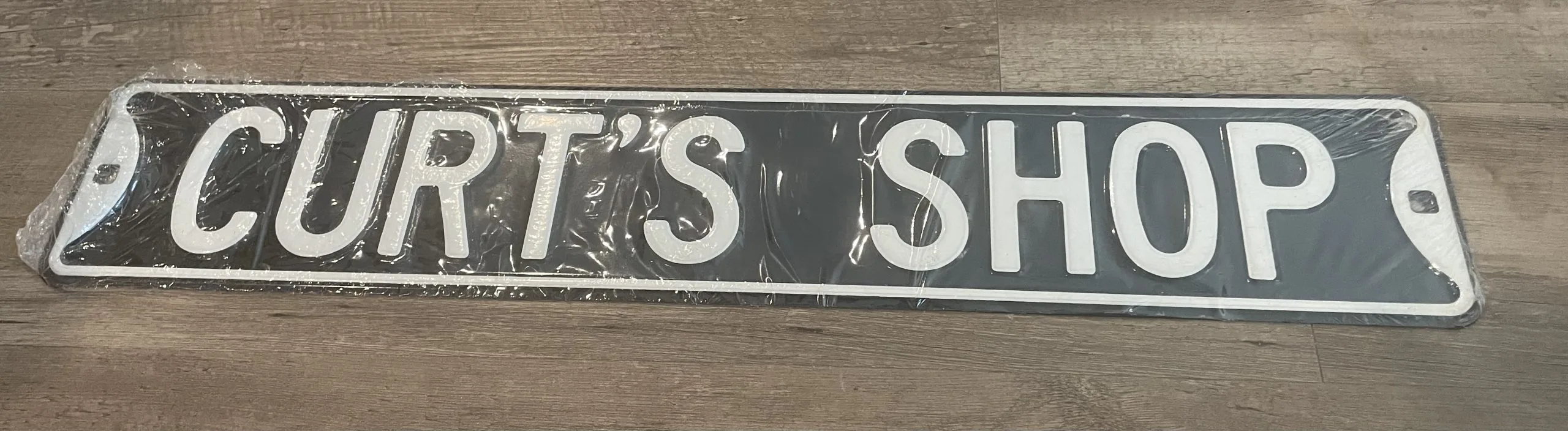 Curt's Shop - Street Signs Metal Sign
