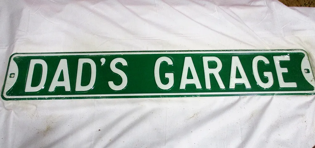 Dad's Garage - Street Signs Metal Sign