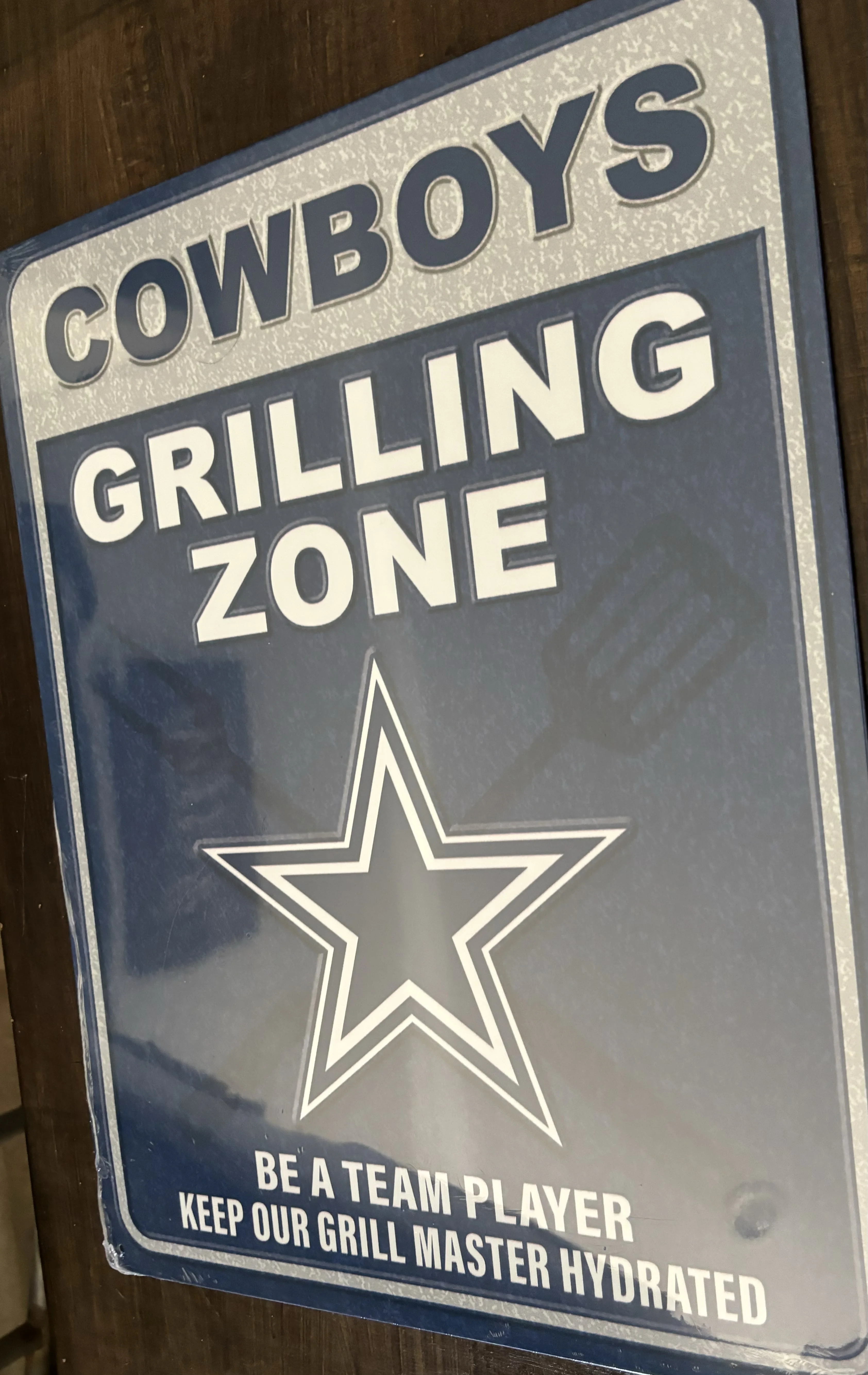 Dallas Cowboys-Grilling Zone - Tin Signs Metal Sign
