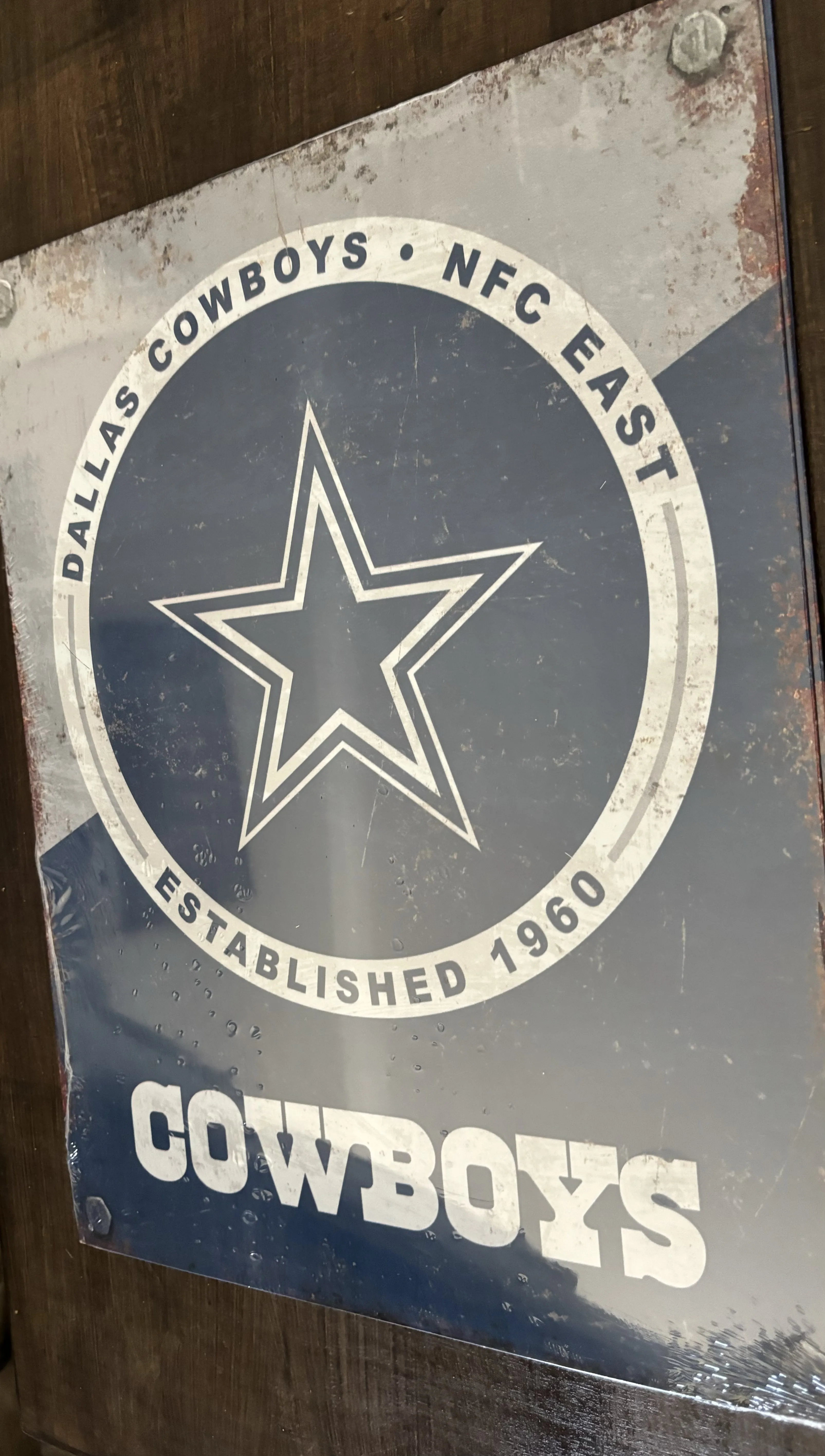 Dallas Cowboys-NFC East Established 1960 - Tin Signs Metal Sign