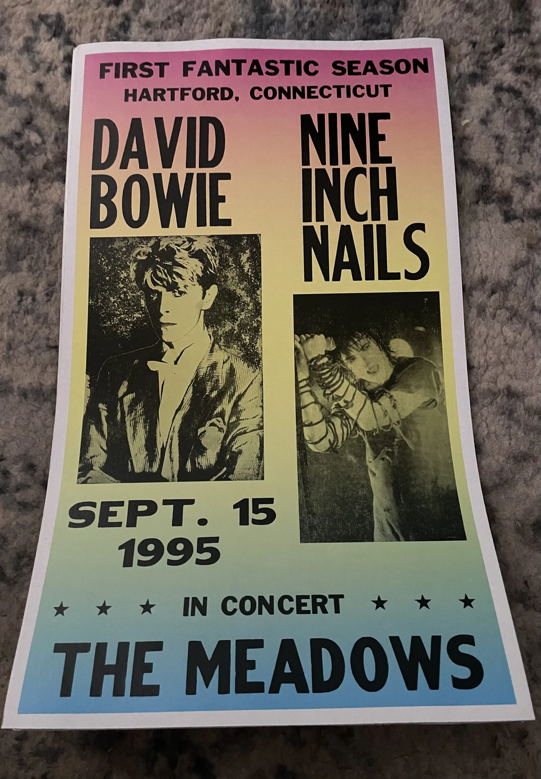 David Bowie & Nine Inch Nails - Concert Posters Metal Sign