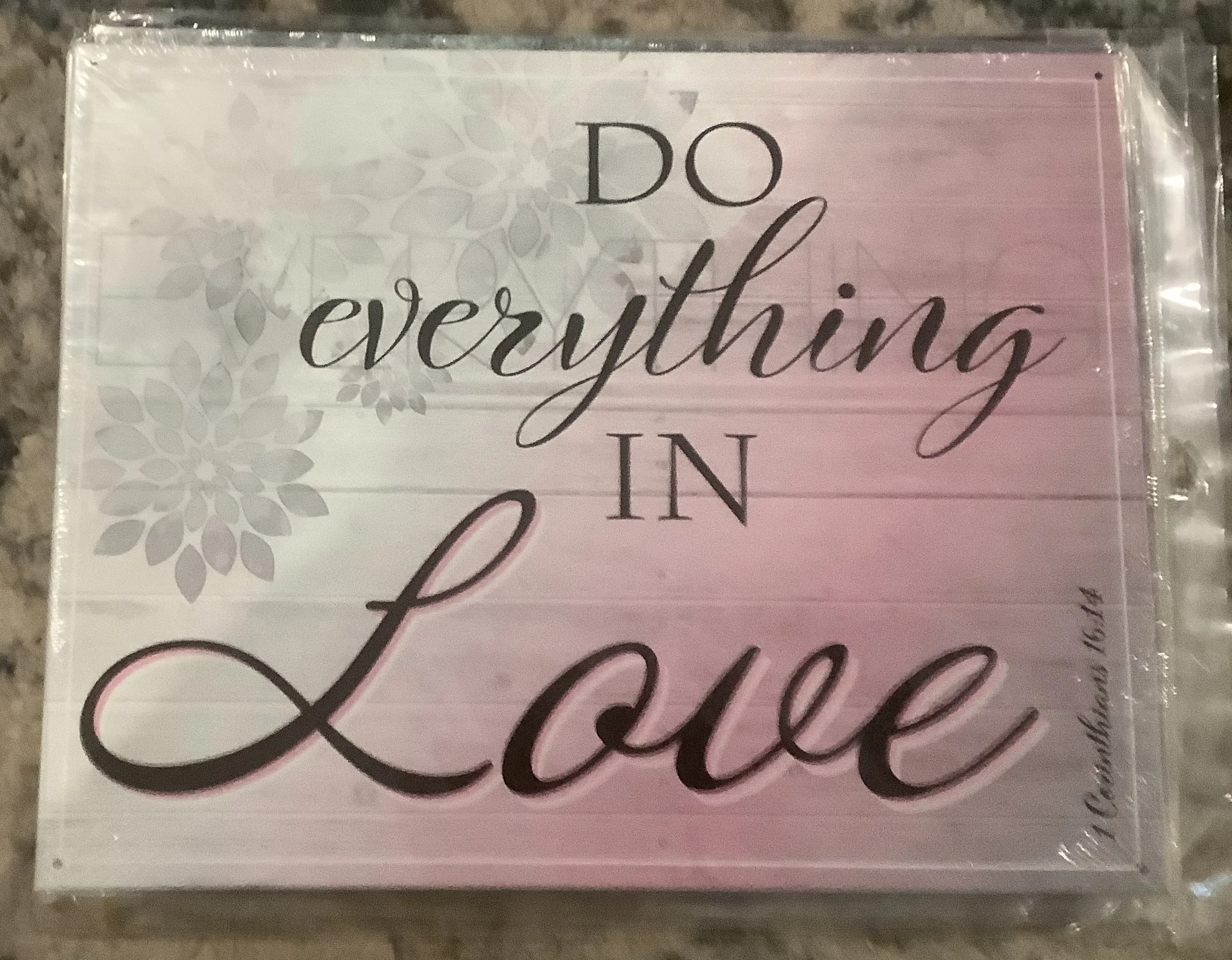 Do Everything In Love - Tin Signs Metal Sign