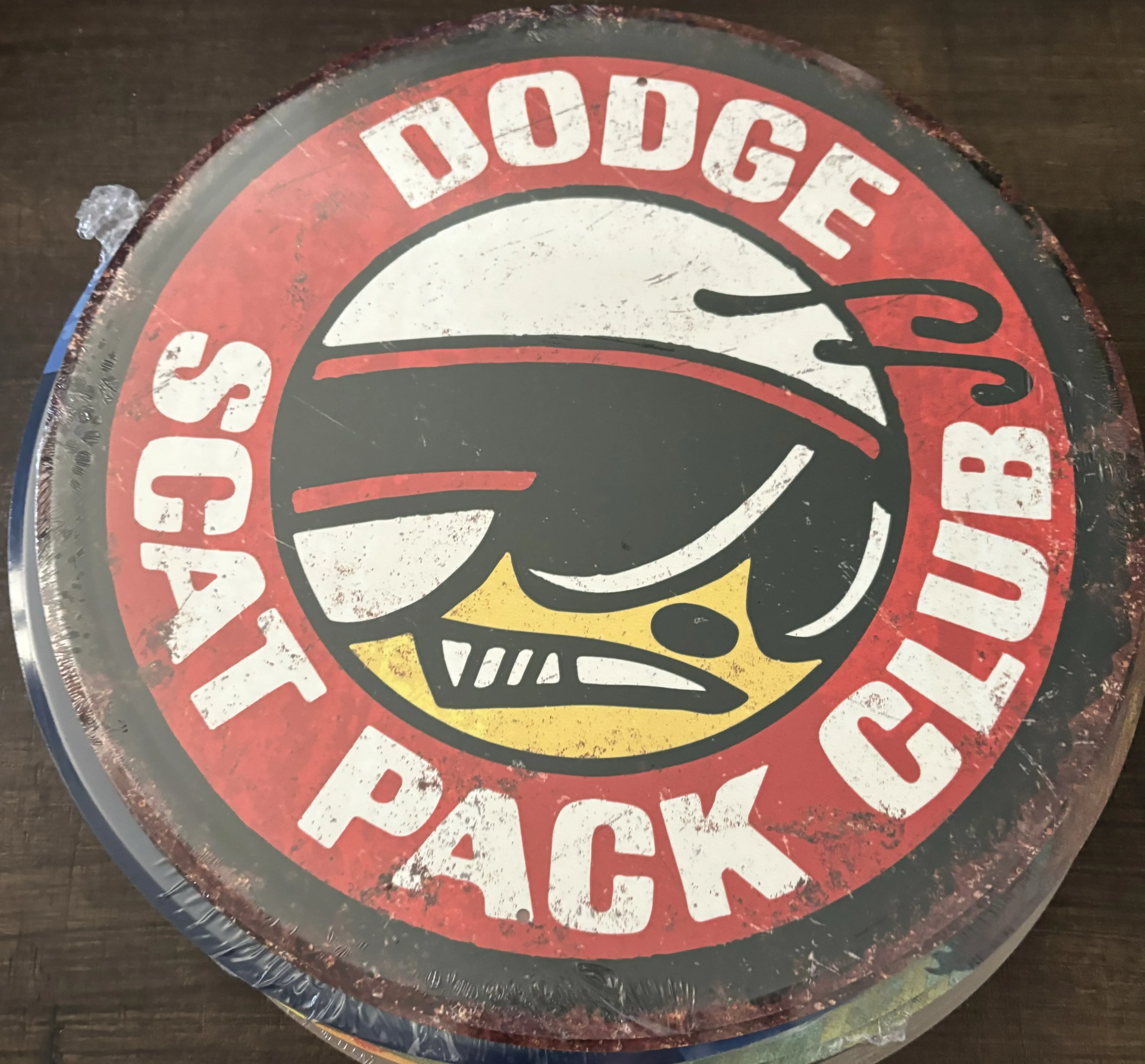 Dodge-Scat Pack Club (Round) - Tin Signs Metal Sign