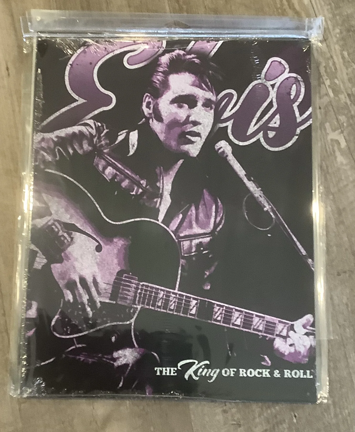 Elvis (Purple) - Tin Signs Metal Sign