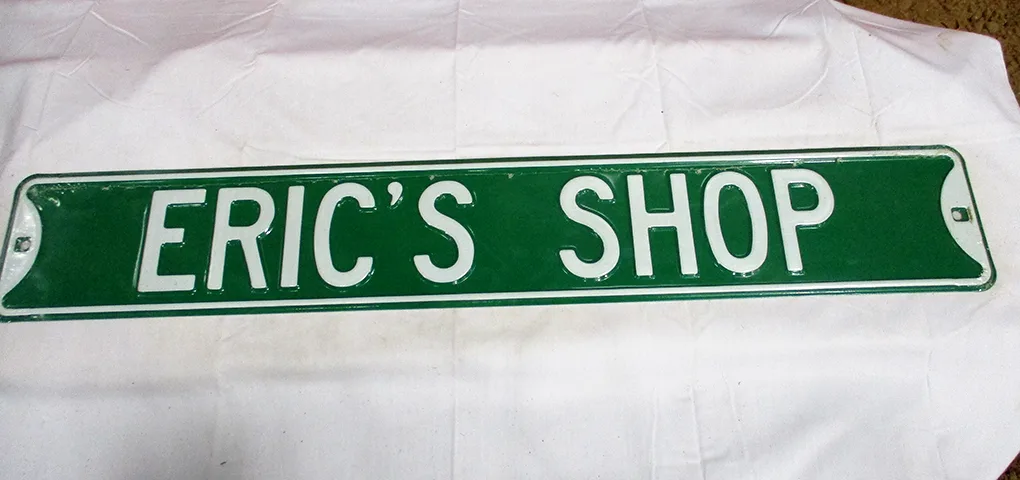 Eric's Shop - Street Signs Metal Sign