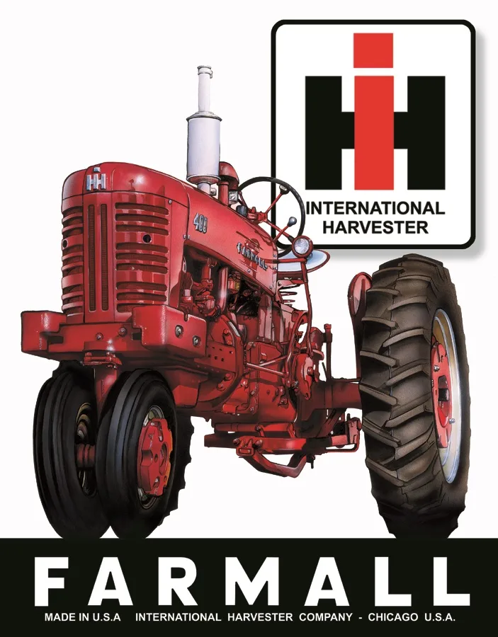 Farmall - International Harvester - Tin Signs Metal Sign