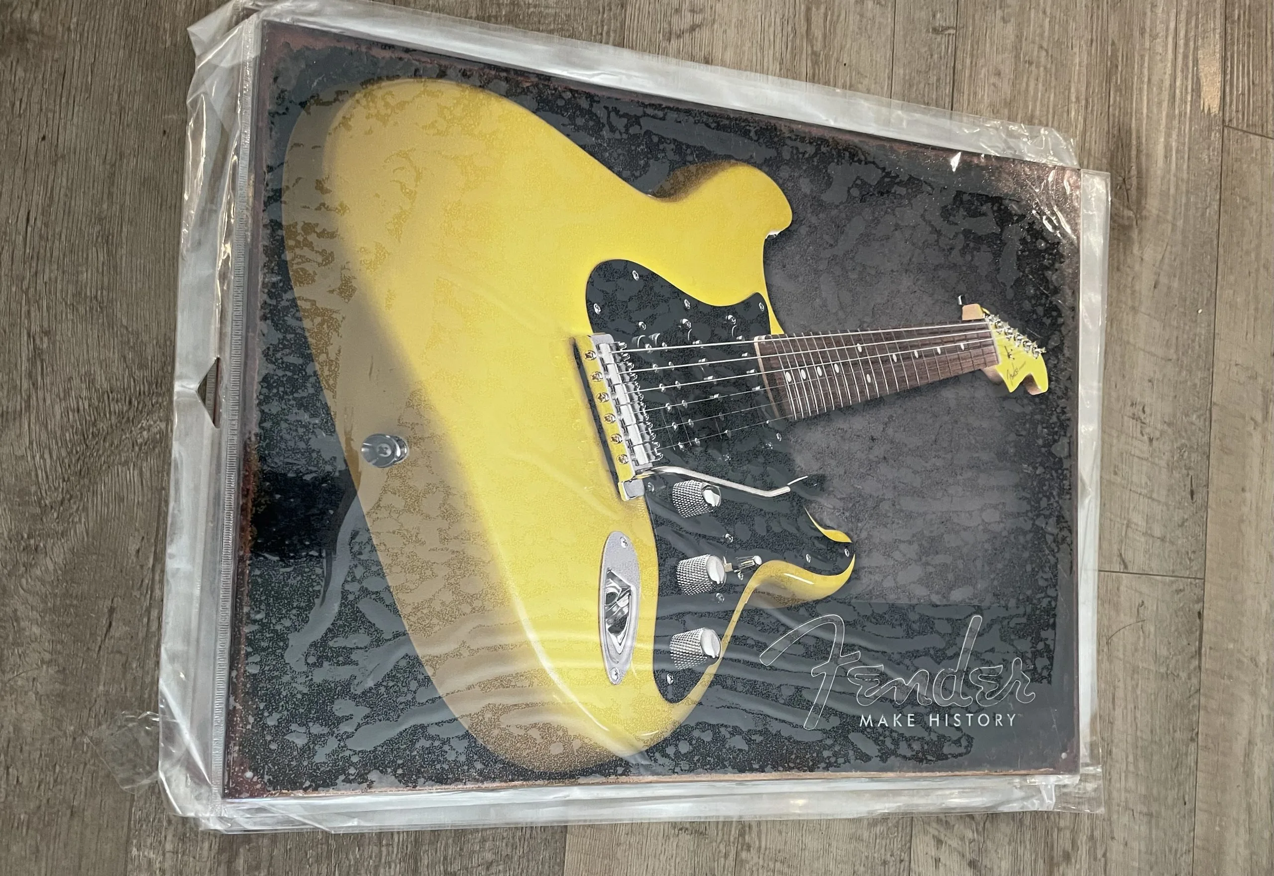Fender-Make History - Music Metal Sign