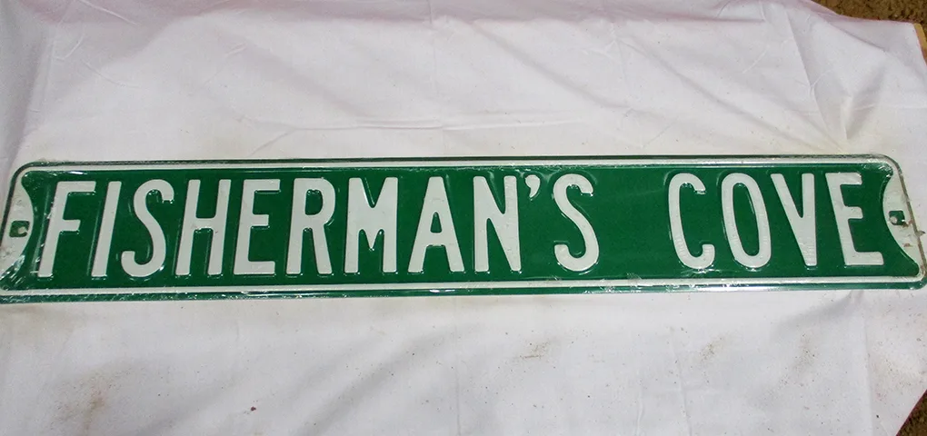 Fisherman's Cove - Street Signs Metal Sign