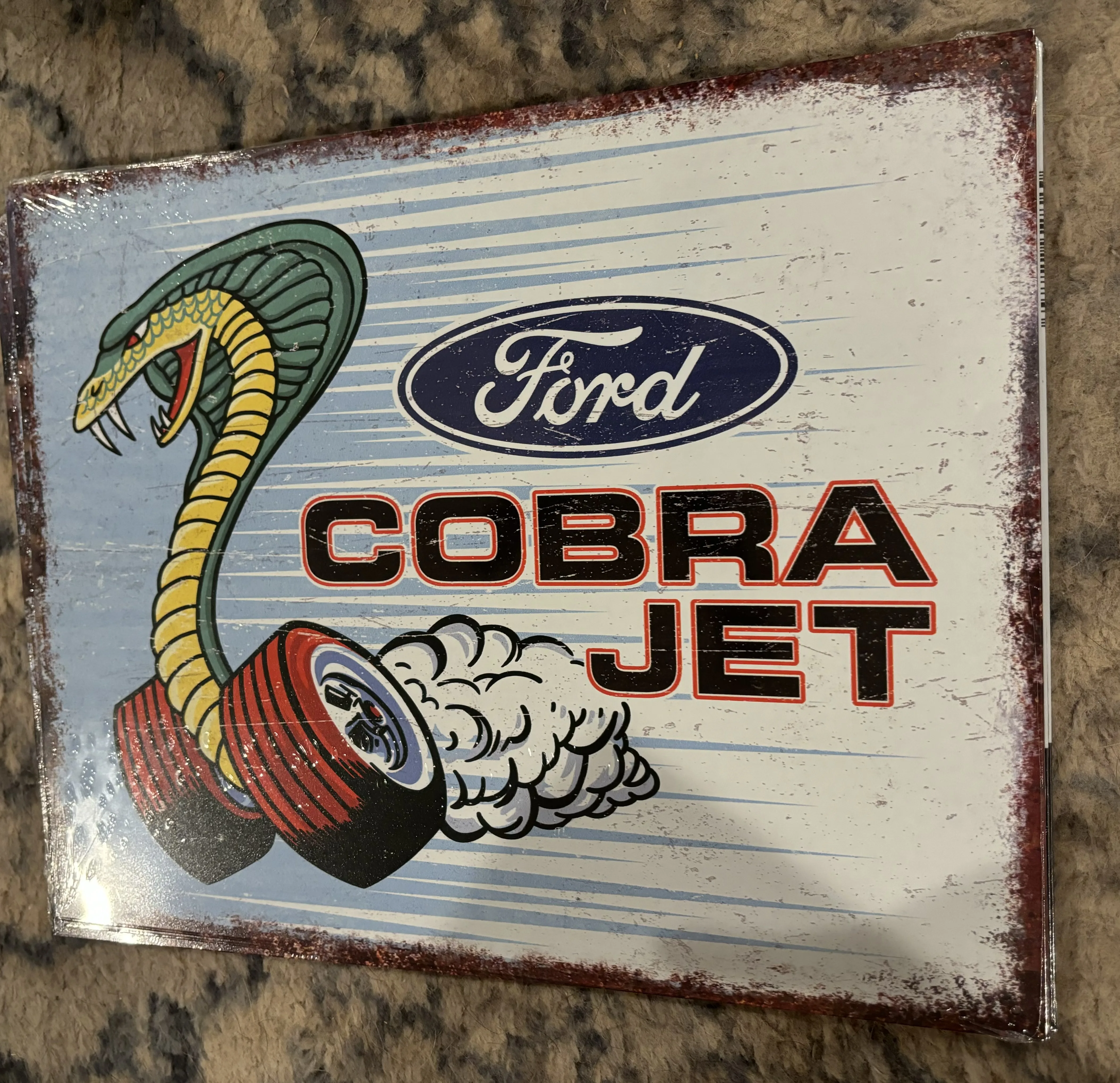 Ford Cobra Jet - Tin Signs Metal Sign