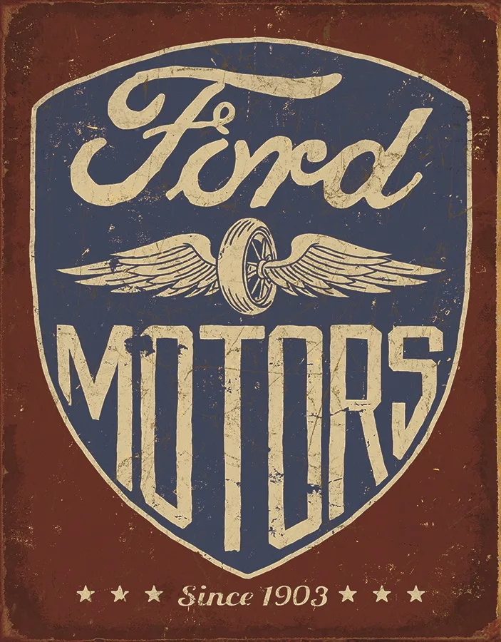 Ford Motors-Since 1903 - Tin Signs Metal Sign