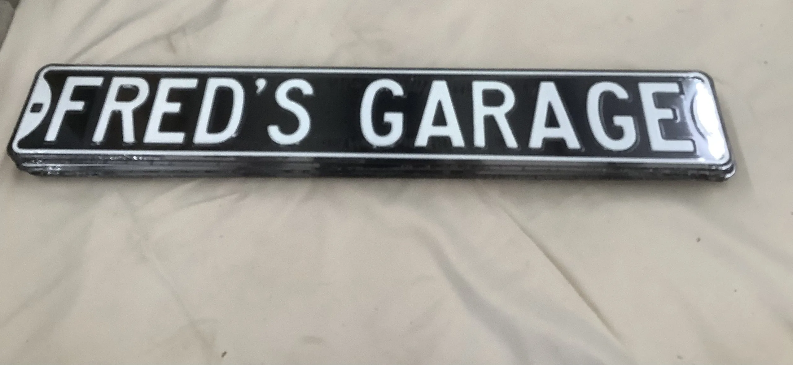Fred’s Garage - Street Signs Metal Sign